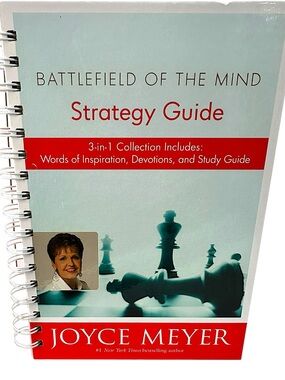 Joyce Meyer Battlefield of the Mind Strategy Guide - Teal & Red Cover